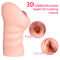 Male Masturbators Pocket Rubber Artificial Vagina Pussy 3D Textured Vagina Mouth Double Ends